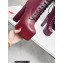 Saint Laurent Heel 14.5cm Platform 4.5cm Cherry Lace-up Booties Smooth Leather Burgundy 2022
