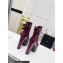 Saint Laurent Heel 14.5cm Platform 4.5cm Mina Buckle Booties Smooth Leather Burgundy 2022