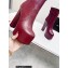 Saint Laurent Heel 14.5cm Platform 4.5cm Cherry Buckle Booties Smooth Leather Burgundy 2022