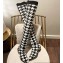 Balmain stretch knit Coin thigh-high boots houndstooth pattern 2022