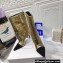 Balmain Heel 10.5cm Bicolor Sleeve Sequins Glitter boots Gold 2022