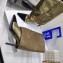 Balmain Heel 10.5cm Bicolor Sleeve Sequins Glitter boots Gold 2022