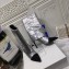 Balmain Heel 10.5cm Bicolor Sleeve Sequins Glitter boots Silver 2022