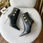 Balmain Heel 9.5cm Roni ankle boots Leather Black 2022