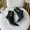 Balmain Heel 9.5cm Roni ankle boots Suede Black 2022