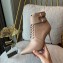 Balmain Heel 9.5cm Uria ankle boots Leather Nude 2022