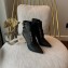 Balmain Heel 9.5cm Uria ankle boots Leather Black 2022