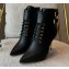 Balmain Heel 9.5cm Uria ankle boots Leather Black 2022