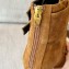 Balmain Heel 9.5cm Uria ankle boots Suede Brown 2022