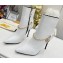 Louis Vuitton Heel 10cm Mansion Ankle Boots White with Chain 2022