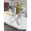 Louis Vuitton Heel 10cm Mansion Ankle Boots White with Chain 2022