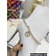 Louis Vuitton Heel 10cm Mansion Ankle Boots White with Chain 2022