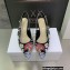 Dior Heel 6.5cm J'Adior Slingback Pumps in Black Embroidered Cotton with Toile de Jouy Pop Motif in Multicolor Beads and Strass 2022