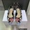 Dior J'Adior Slingback Ballerina Flats in Black Embroidered Cotton with Toile de Jouy Pop Motif in Multicolor Beads and Strass 2022