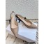 Dior Heel 6.5cm J'Adior Slingback Pumps in Beige Embroidered Jute Canvas 2022