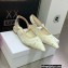 Dior J'Adior Slingback Ballerina Flats in Macramé Embroidered Cotton White 2022