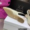 Dior J'Adior Slingback Ballerina Flats in Macramé Embroidered Cotton White 2022