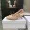 Dior Heel 6.5cm J'Adior Slingback Pumps in Macramé Embroidered Cotton Nude 2022