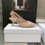 Dior Heel 6.5cm J'Adior Slingback Pumps in Macramé Embroidered Cotton Nude 2022