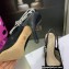 Dior Heel 9.5cm J'Adior Slingback Pumps in Macramé Embroidered Cotton Black 2022