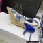 Dior Heel 6.5cm J'Adior Slingback Pumps in Bright Blue Toile de Jouy Embroidered Cotton 2022