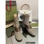 Gucci Blonde women's ankle boots 701706 GG canvas Beige 2022