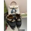 Gucci lug sole Loafers GG Canvas Beige with Double G 2022