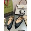 Gucci ballet flats with Horsebit and chain Denim Blue 2022