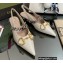 Gucci leather Slingbacks with Horsebit and chain White 2022