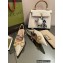 Gucci leather Slingbacks with Horsebit and chain White 2022