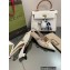 Gucci leather Slingbacks with Horsebit and chain White 2022