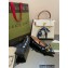Gucci Lovelight crystals ballet flats with Horsebit and chain ‎713868 Black 2022