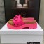 Dior Diorquake Strap Slides Sandals in Calfskin Bright Pink 2022