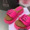 Dior Diorquake Strap Slides Sandals in Calfskin Bright Pink 2022
