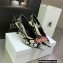 Dior Heel 6.5cm J'Adior Slingback Pumps in Black Multicolor Embroidered Cotton with Toile de Jouy Pop Motif 2022