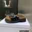 Dior Diorquake Strap Slides Sandals in Calfskin Black 2022