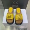 Dior Diorquake Strap Slides Sandals in Calfskin Yellow 2022