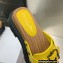 Dior Diorquake Strap Slides Sandals in Calfskin Yellow 2022