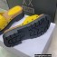 Dior Diorquake Strap Slides Sandals in Calfskin Yellow 2022