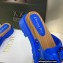 Dior Diorquake Strap Slides Sandals in Calfskin Blue 2022