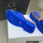 Dior Diorquake Strap Slides Sandals in Calfskin Blue 2022