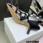 Dior Heel 6.5cm J'Adior Slingback Pumps in Black Multicolor Embroidered Cotton with Toile de Jouy Pop Motif 2022