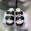 Dior Diorquake Strap Sandals in Calfskin and Shearling Black 2022