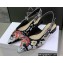 Dior J'Adior Slingback Ballerina Flats in Black Multicolor Embroidered Cotton with Toile de Jouy Pop Motif 2022