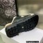 Dior Diorquake Strap Sandals in Calfskin and Shearling Black 2022