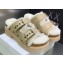 Dior Diorquake Strap Sandals in Calfskin and Shearling Beige 2022