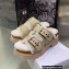 Dior Diorquake Strap Sandals in Calfskin and Shearling Beige 2022