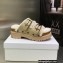 Dior Diorquake Strap Sandals in Calfskin and Shearling Beige 2022
