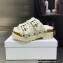 Dior Diorquake Strap Sandals in Calfskin and Shearling White 2022