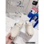 Dior Diorquake Clog in Calfskin and Shearling White 2022